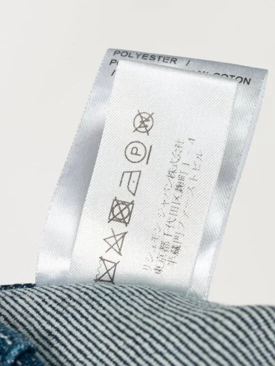 Chloe SS18 Runway Ultramarine Cotton Denim Cropped Circle-Stitch Jeans - Picture 14 of 14